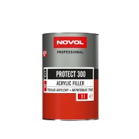 Акриловый грунт для авто Novol PROTECT 300 4+1, черный, 1 л (без отвердителя)