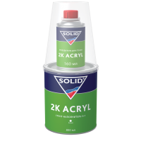 Акриловий грунт-наповнювач для авто Solid 5+1 2K Acryl, білий