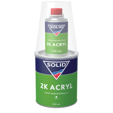 Акриловий грунт-наповнювач для авто Solid 5+1 2K Acryl, білий