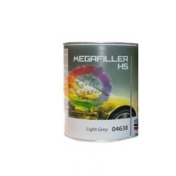 Грунт акриловый для авто Lechler 04638 MEGAFILLER HS. Light GREY 1л, светло серый (без отвердителя)