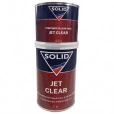  Лак для швидкого та локального ремонту 2+1 JET CLEAR SOLID, 1л + затв. 0,5л