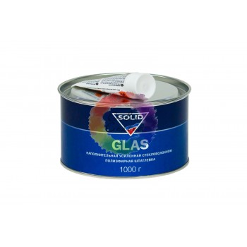 Автомобільна шпатлівка із скловолокном Solid Glas 1 кг