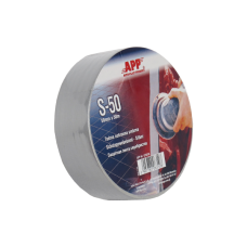 Стрічка захисна срібна APP 070250, 50 мм х 50 м