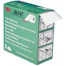 Маскуюча стрічка для ущільнювачів вклеєного скла 3M 06347, козирок 7 мм (50 мм х 10 м)